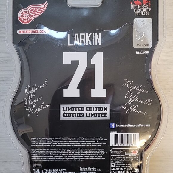 Imports Dragon NHL Dylan Larkin #71 Detroit Red Wings Limited Edition 1 of 2,850 - Picture 2 of 2